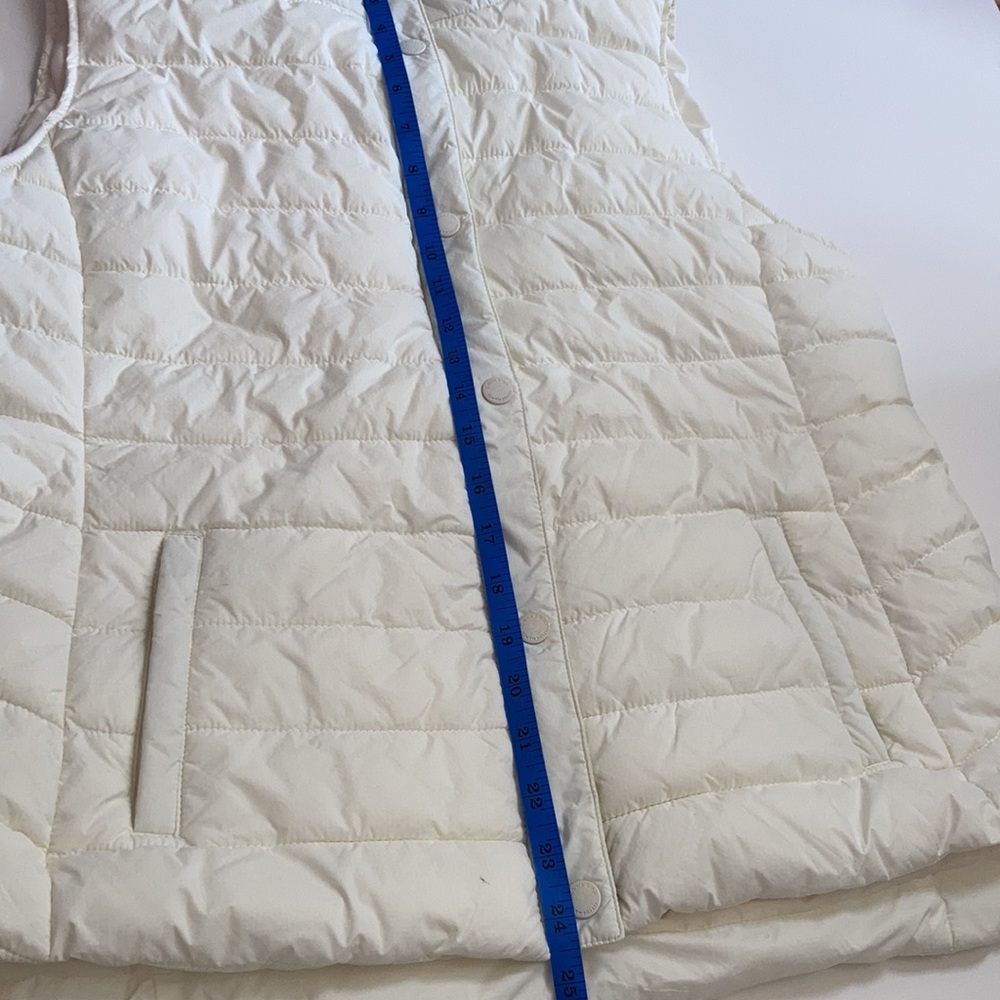 Calvin Klein Performance Off White Zip Vest Large - Picture 15 of 15